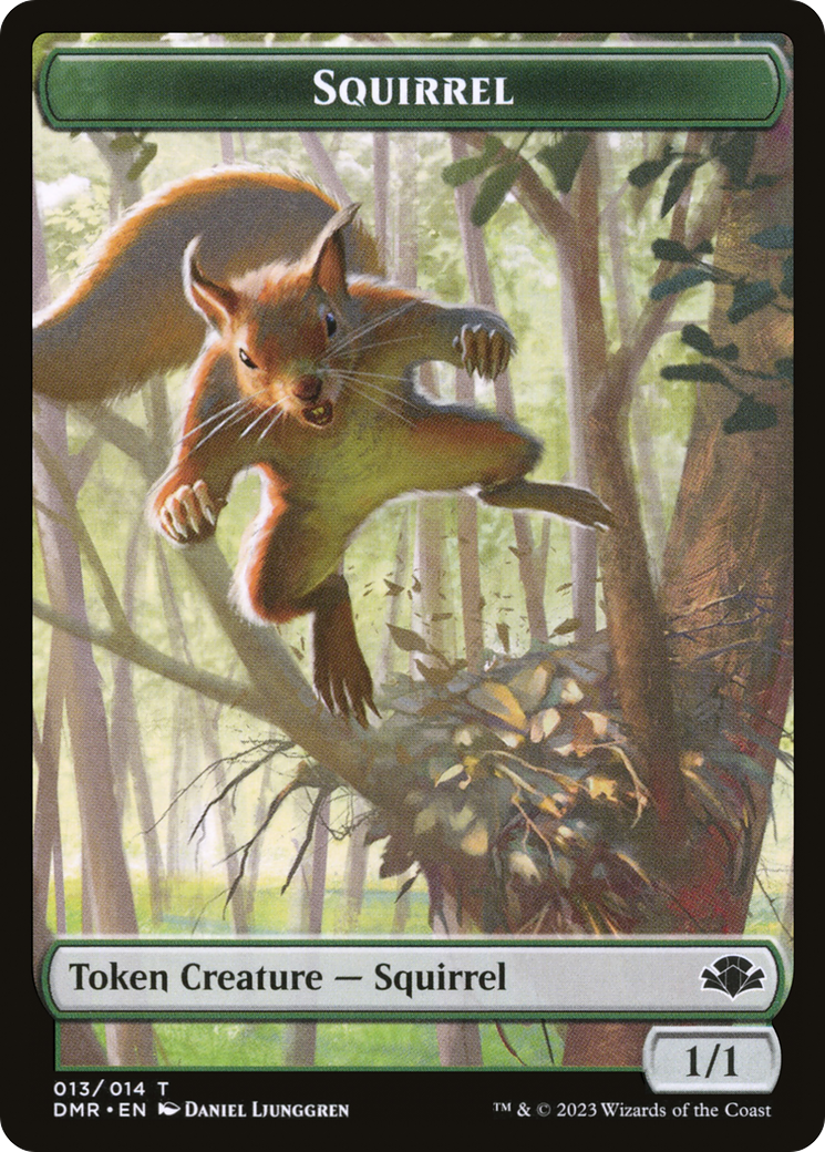 Squirrel Token [Dominaria Remastered Tokens] | L.A. Mood Comics and Games