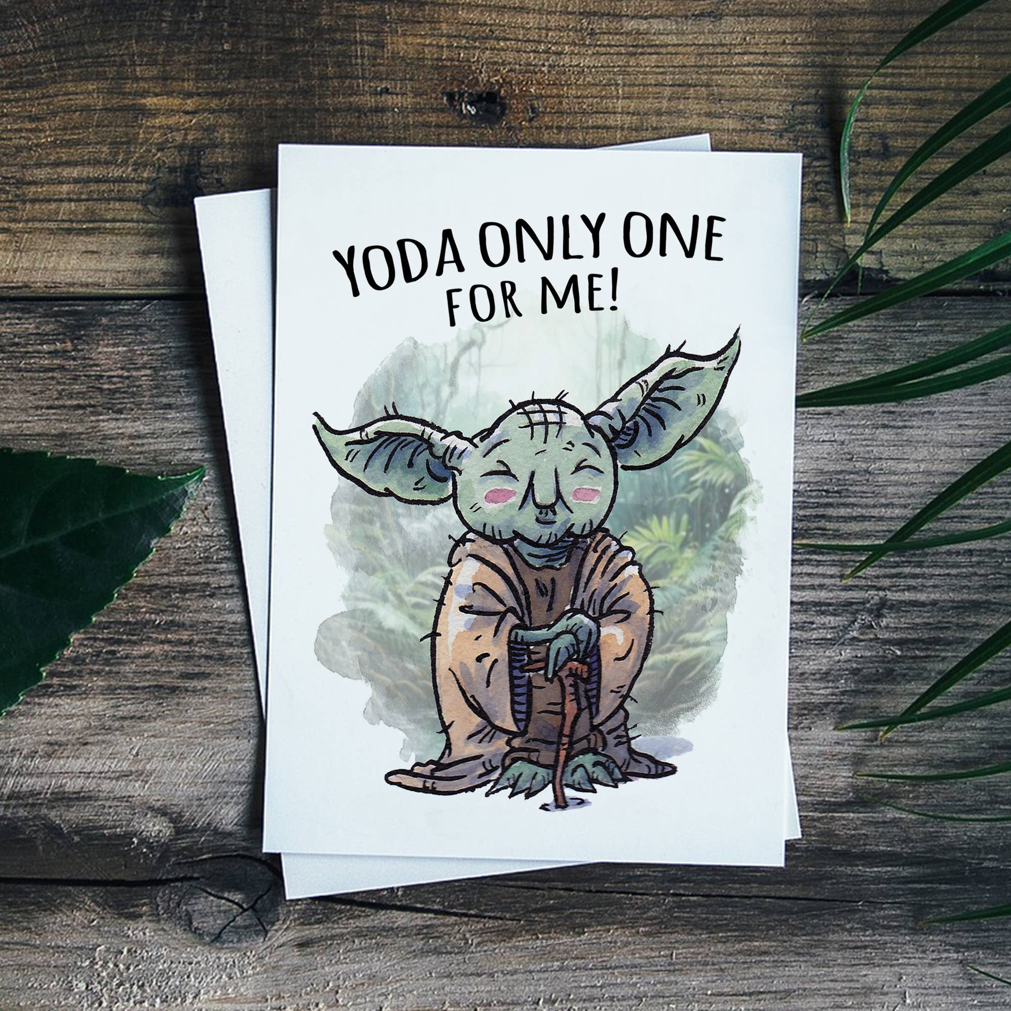 "You-da only One" - Sci-Fi Space Valentine Anniversary Card | L.A. Mood Comics and Games