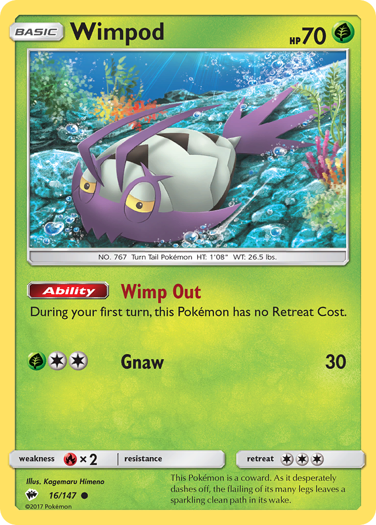 Wimpod (16/147) [Sun & Moon: Burning Shadows] | L.A. Mood Comics and Games
