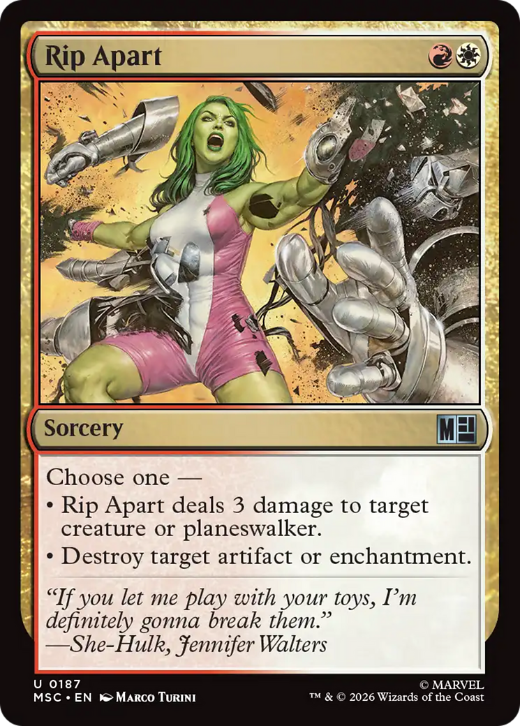 Rip Apart (Surge Foil) [Marvel Super Heroes Commander] | L.A. Mood Comics and Games