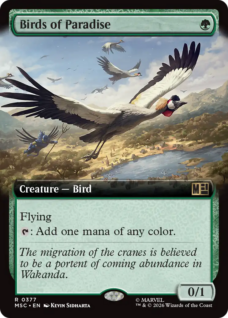 Birds of Paradise (Extended Art) [Marvel Super Heroes Commander] | L.A. Mood Comics and Games