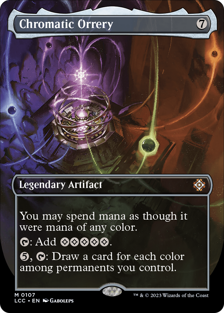 Chromatic Orrery (Borderless) [The Lost Caverns of Ixalan Commander] | L.A. Mood Comics and Games