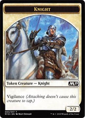 Knight // Zombie Double-Sided Token (Game Night) [Core Set 2019 Tokens] | L.A. Mood Comics and Games