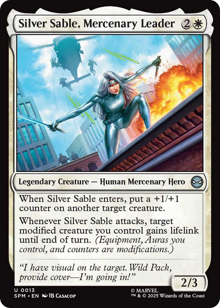 Silver Sable, Mercenary Leader [Marvel's Spider-Man] | L.A. Mood Comics and Games