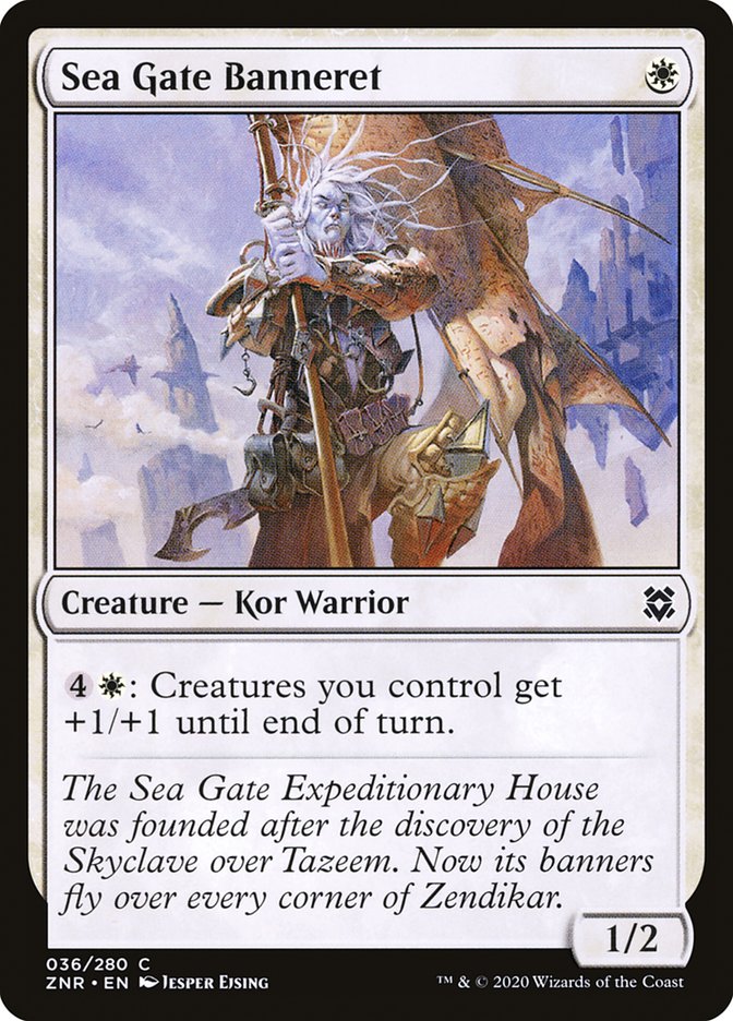 Sea Gate Banneret [Zendikar Rising] | L.A. Mood Comics and Games