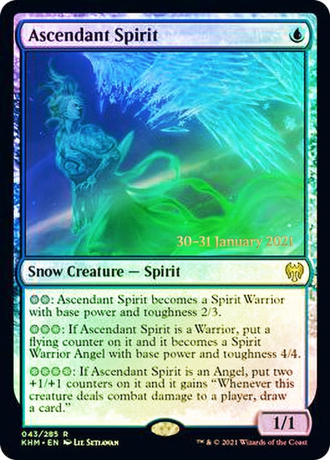 Ascendant Spirit [Kaldheim Prerelease Promos] | L.A. Mood Comics and Games