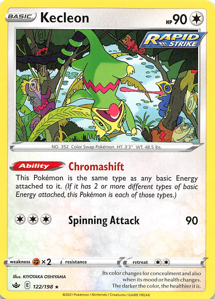 Kecleon (122/198) [Sword & Shield: Chilling Reign] | L.A. Mood Comics and Games