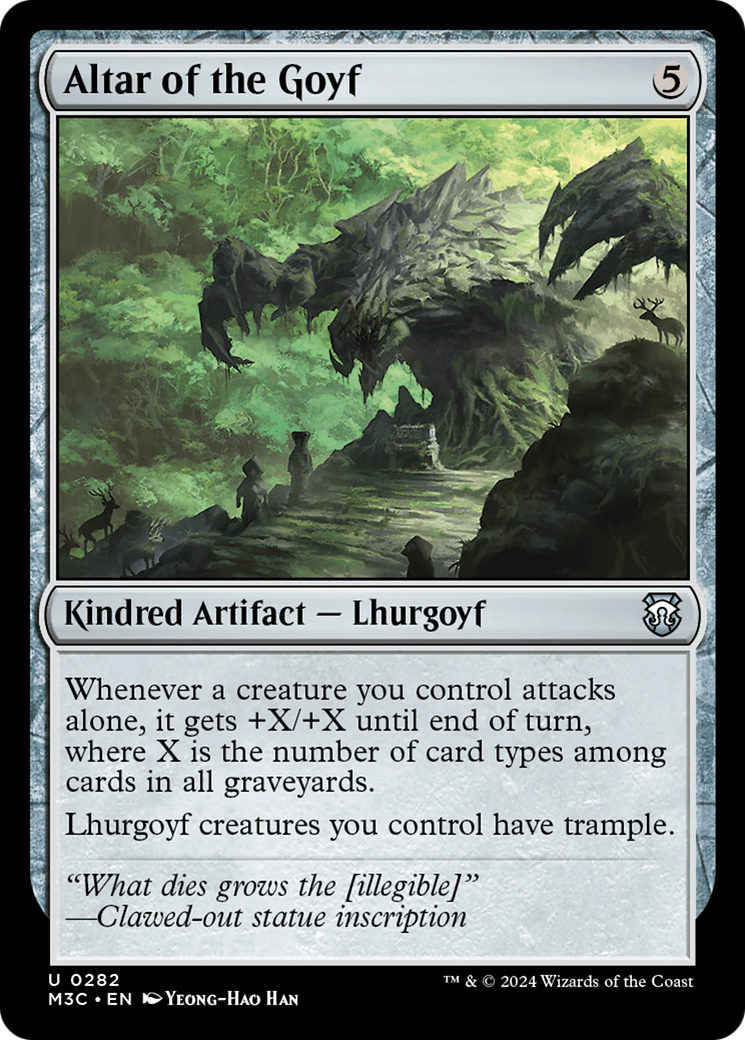 Altar of the Goyf [Modern Horizons 3 Commander] | L.A. Mood Comics and Games