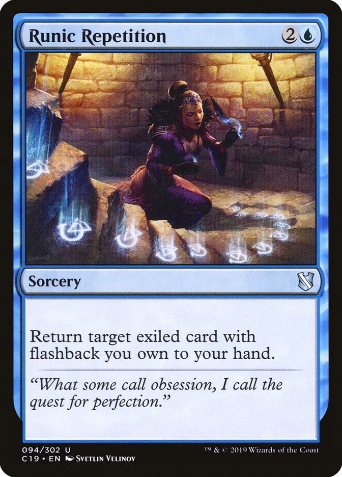 Runic Repetition [Commander 2019] | L.A. Mood Comics and Games
