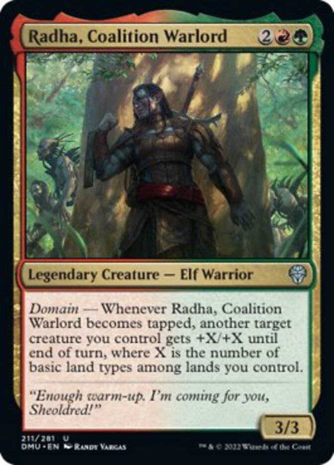 Radha, Coalition Warlord [Dominaria United] | L.A. Mood Comics and Games