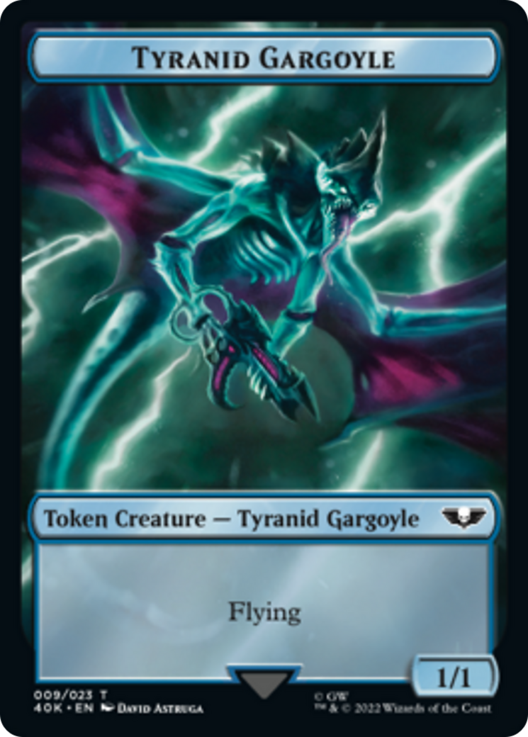 Tyranid (17) // Tyranid Gargoyle Double-Sided Token [Warhammer 40,000 Tokens] | L.A. Mood Comics and Games