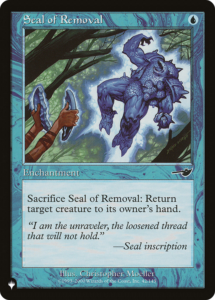 Seal of Removal [The List] | L.A. Mood Comics and Games