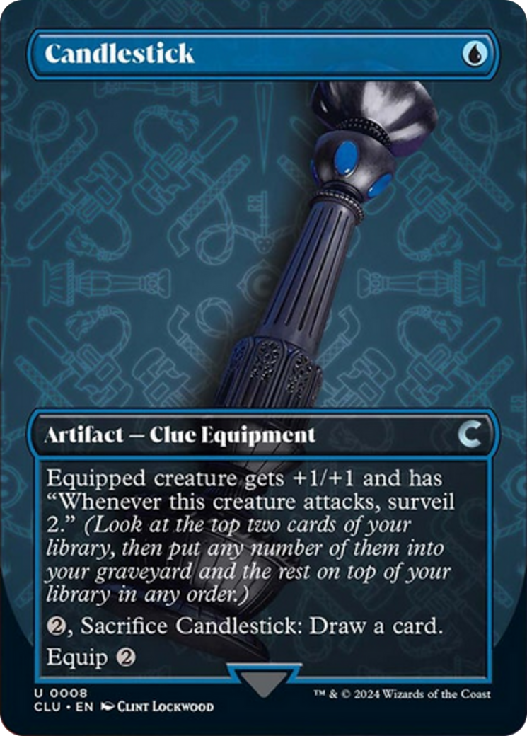 Candlestick (Borderless) [Ravnica: Clue Edition] | L.A. Mood Comics and Games