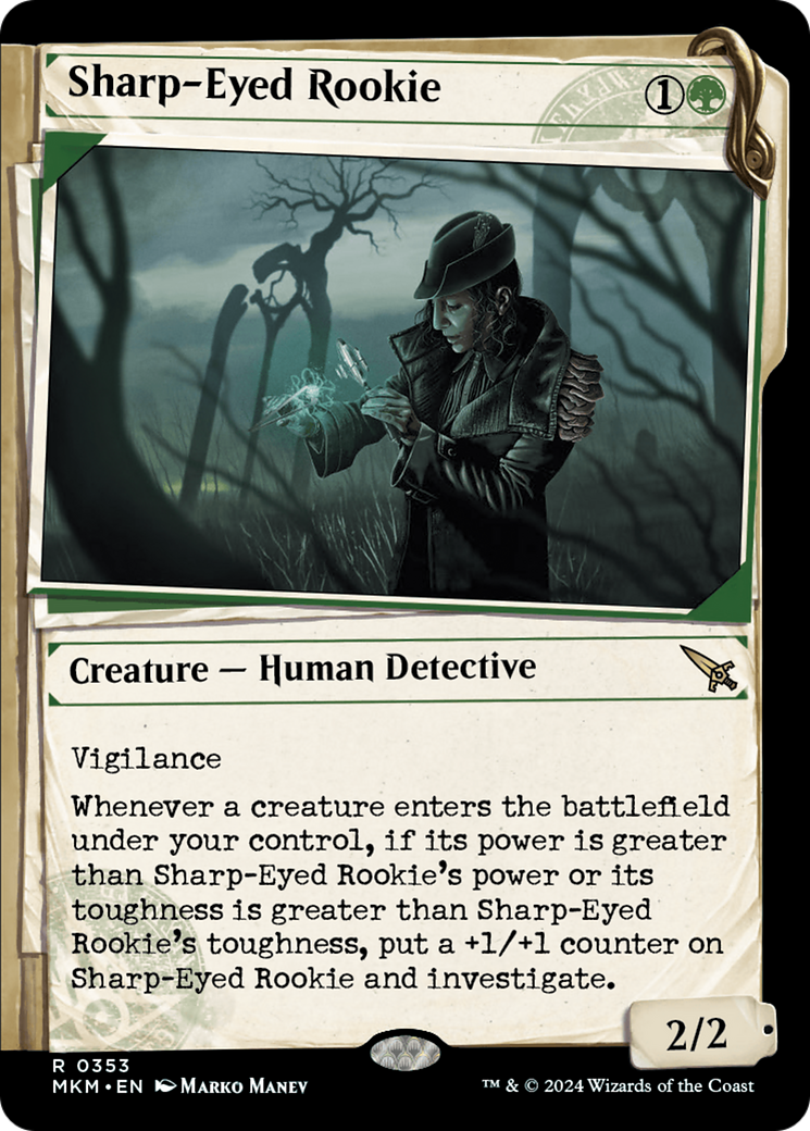 Sharp-Eyed Rookie (Showcase) [Murders at Karlov Manor] | L.A. Mood Comics and Games