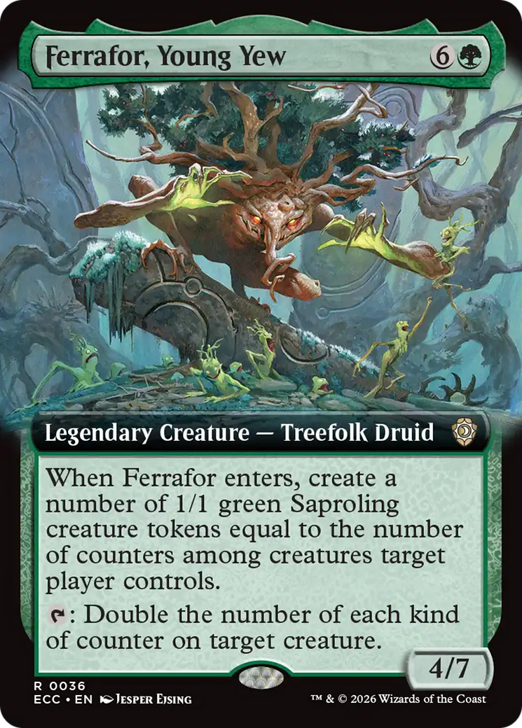 Ferrafor, Young Yew (Extended Art) [Lorwyn Eclipsed Commander] | L.A. Mood Comics and Games