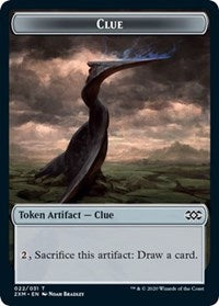 Clue // Golem Double-Sided Token [Double Masters Tokens] | L.A. Mood Comics and Games