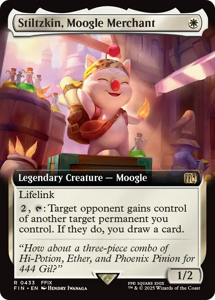 Stiltzkin, Moogle Merchant (Extended Art) [FINAL FANTASY] | L.A. Mood Comics and Games