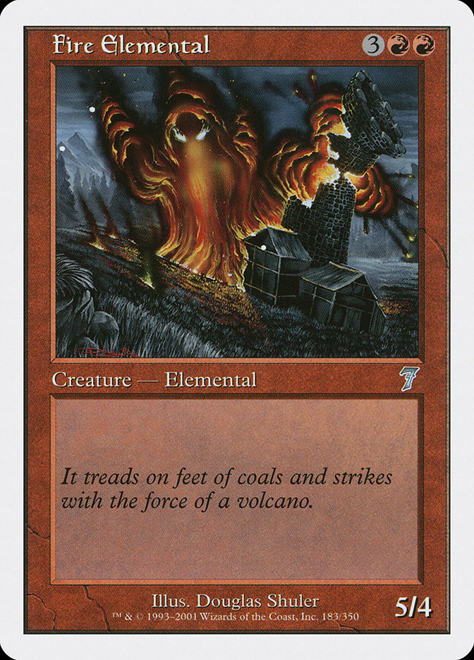 Fire Elemental [Seventh Edition] | L.A. Mood Comics and Games