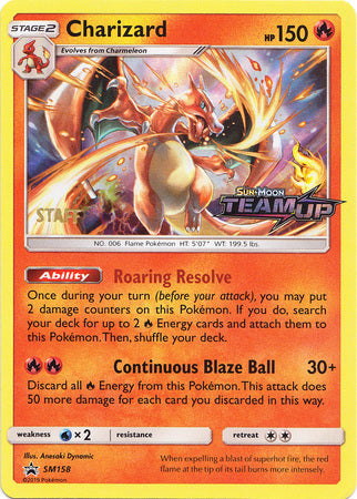 Charizard (SM158) (Staff) [Sun & Moon: Black Star Promos] | L.A. Mood Comics and Games