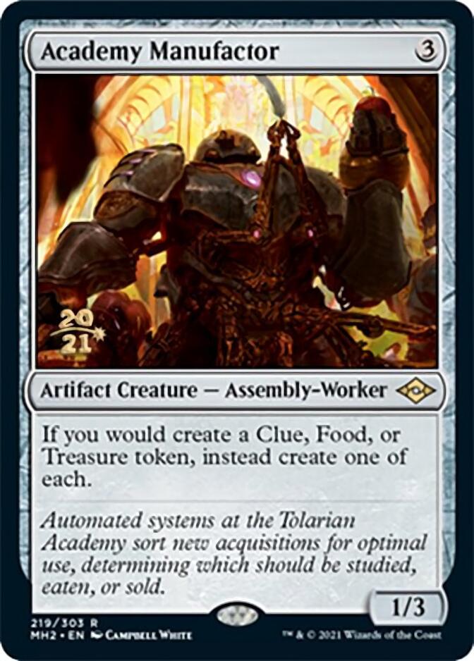Academy Manufactor [Modern Horizons 2 Prerelease Promos] | L.A. Mood Comics and Games