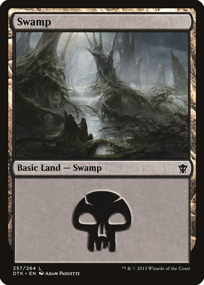 Swamp (257) [Dragons of Tarkir] | L.A. Mood Comics and Games