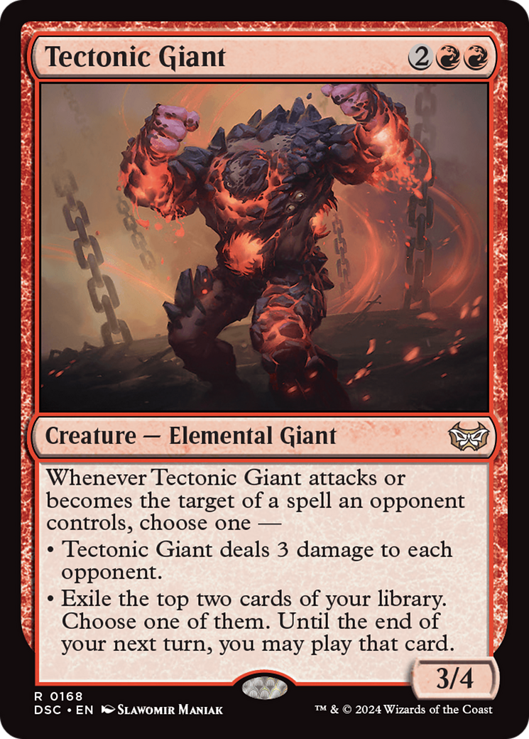 Tectonic Giant [Duskmourn: House of Horror Commander] | L.A. Mood Comics and Games