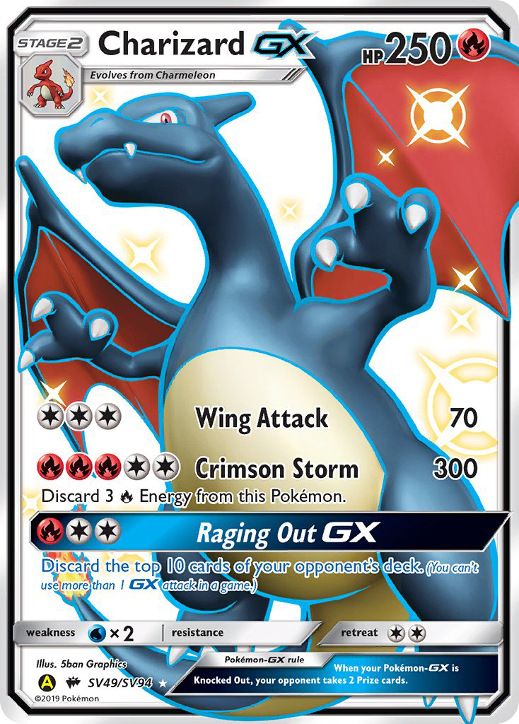 Charizard GX (SV49/SV94) [Sun & Moon: Hidden Fates - Shiny Vault] | L.A. Mood Comics and Games