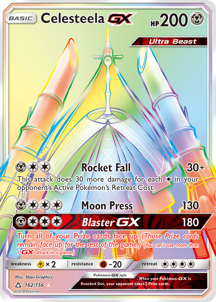 Celesteela GX (162/156) [Sun & Moon: Ultra Prism] | L.A. Mood Comics and Games