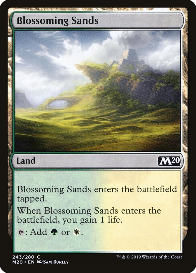 Blossoming Sands [Core Set 2020] | L.A. Mood Comics and Games
