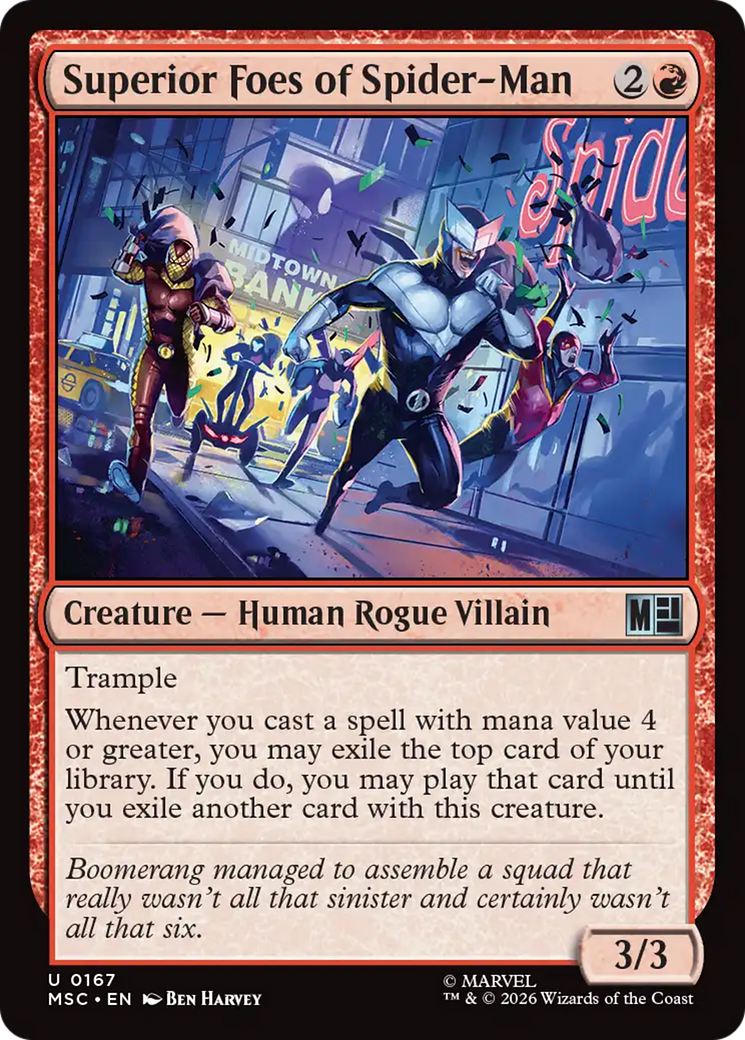 Superior Foes of Spider-Man (Surge Foil) [Marvel Super Heroes Commander] | L.A. Mood Comics and Games