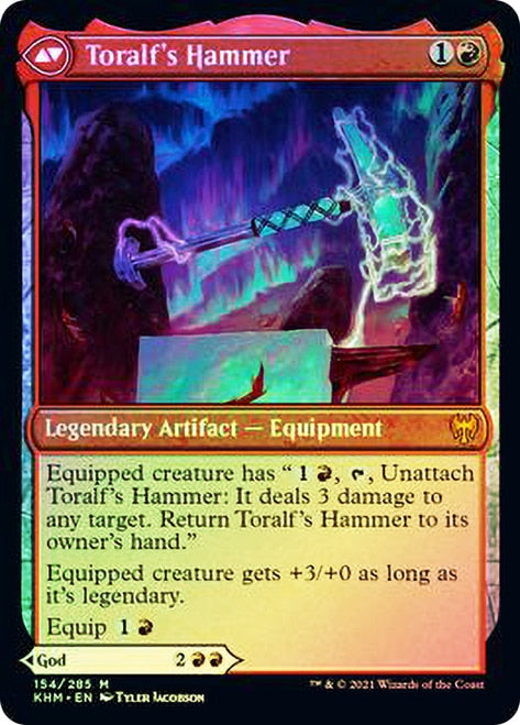 Toralf, God of Fury // Toralf's Hammer [Kaldheim Prerelease Promos] | L.A. Mood Comics and Games