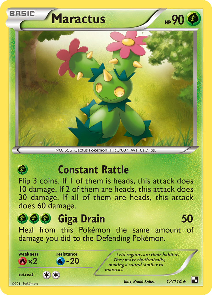 Maractus (12/114) [Black & White: Base Set] | L.A. Mood Comics and Games