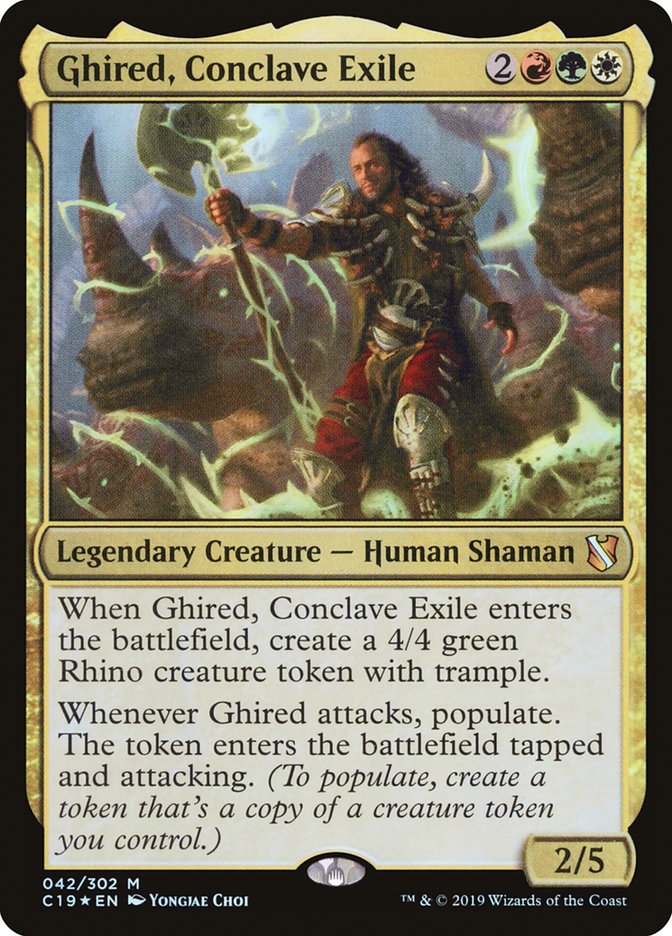 Ghired, Conclave Exile [Commander 2019] | L.A. Mood Comics and Games