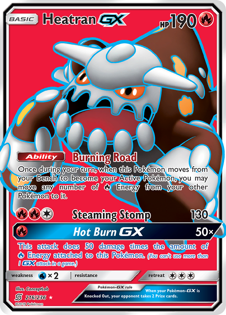 Heatran GX (216/236) [Sun & Moon: Unified Minds] | L.A. Mood Comics and Games