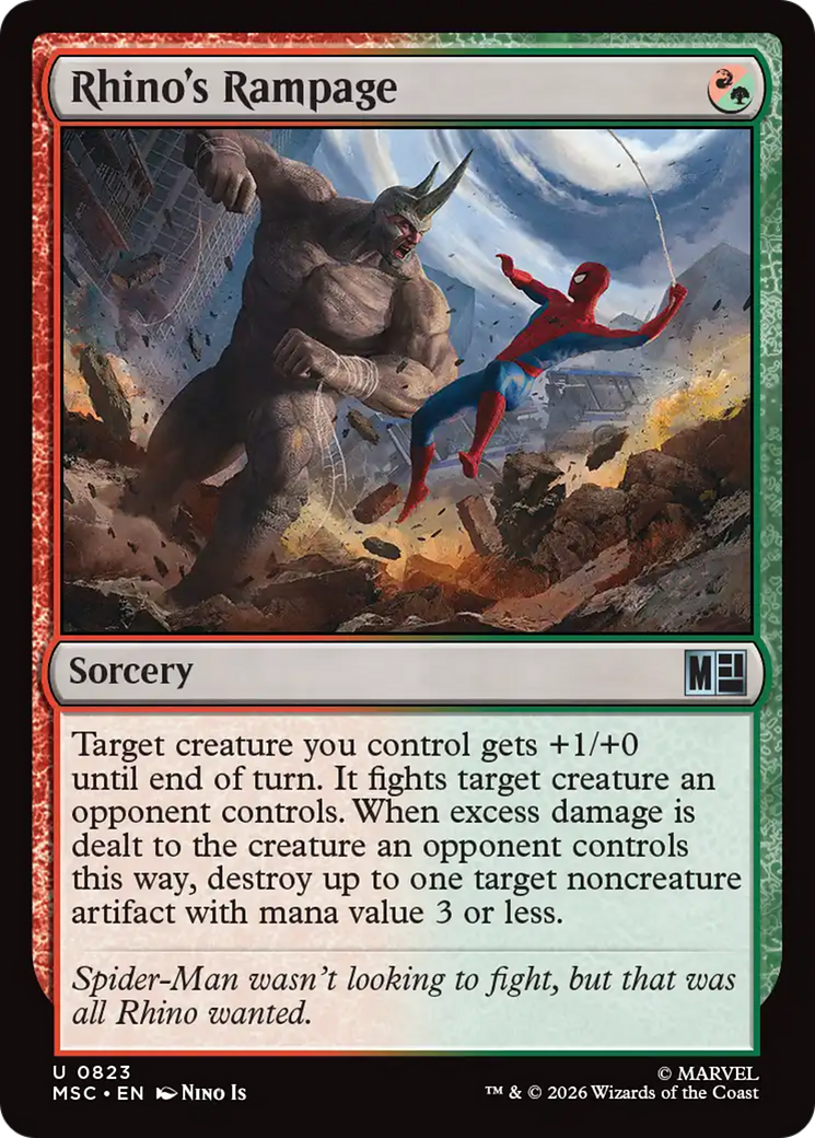 Rhino's Rampage [Marvel Super Heroes Commander] | L.A. Mood Comics and Games
