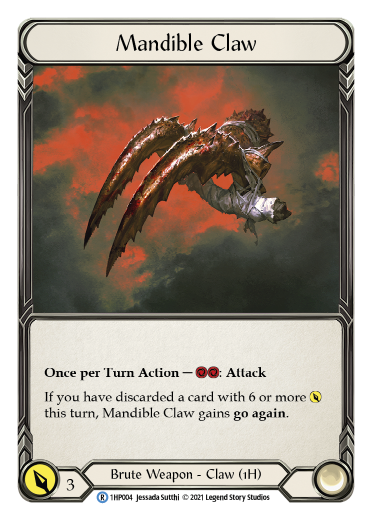 Mandible Claw (Left) [1HP004] (History Pack 1) | L.A. Mood Comics and Games