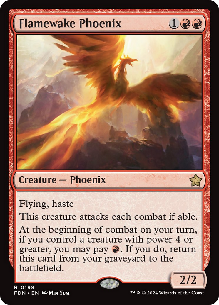 Flamewake Phoenix [Foundations] | L.A. Mood Comics and Games