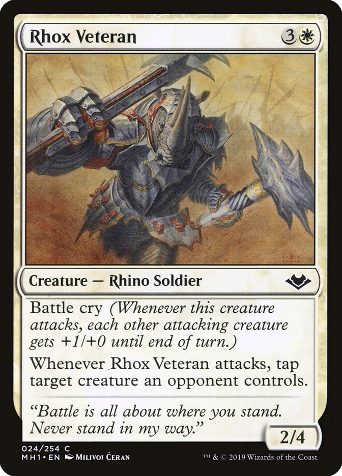 Rhox Veteran [Modern Horizons] | L.A. Mood Comics and Games