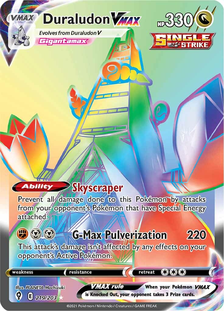 Duraludon VMAX (219/203) [Sword & Shield: Evolving Skies] | L.A. Mood Comics and Games