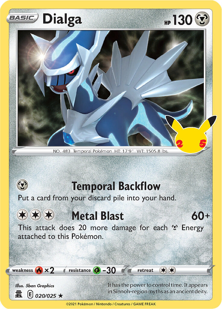 Dialga (020/025) [Celebrations: 25th Anniversary] | L.A. Mood Comics and Games