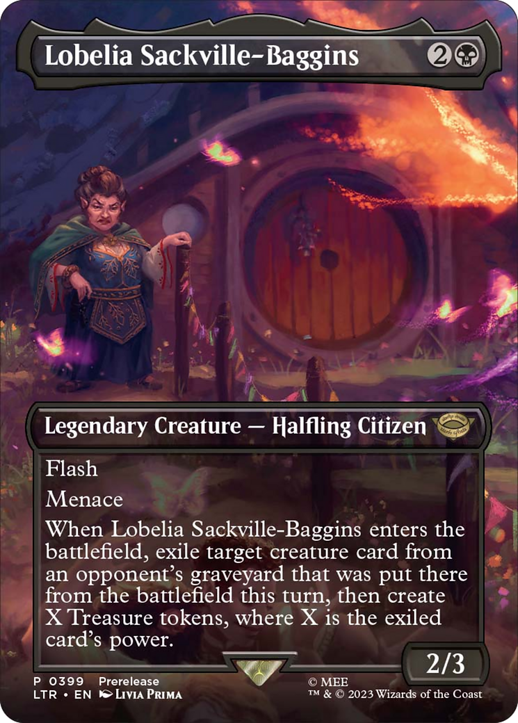 Lobelia Sackville-Baggins (Borderless Alternate Art) [The Lord of the Rings: Tales of Middle-Earth] | L.A. Mood Comics and Games