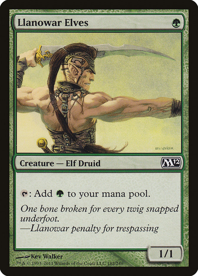 Llanowar Elves [Magic 2012] | L.A. Mood Comics and Games
