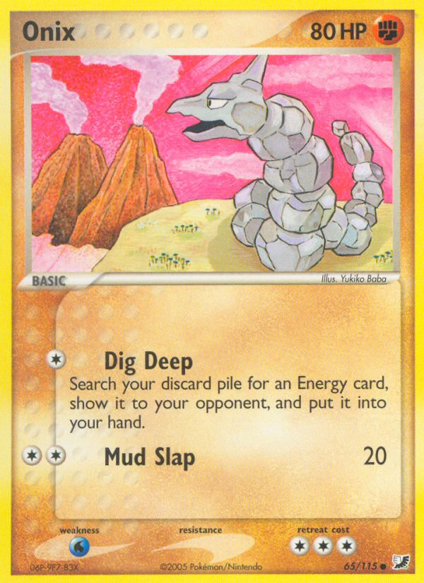Onix (65/115) [EX: Unseen Forces] | L.A. Mood Comics and Games