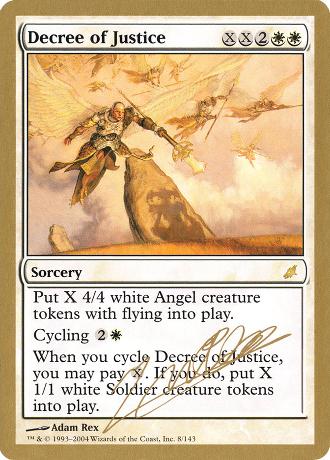 Decree of Justice (Julien Nuijten) [World Championship Decks 2004] | L.A. Mood Comics and Games