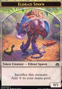 Eldrazi Spawn (003) // Eldrazi Double-Sided Token [Planechase Anthology Tokens] | L.A. Mood Comics and Games