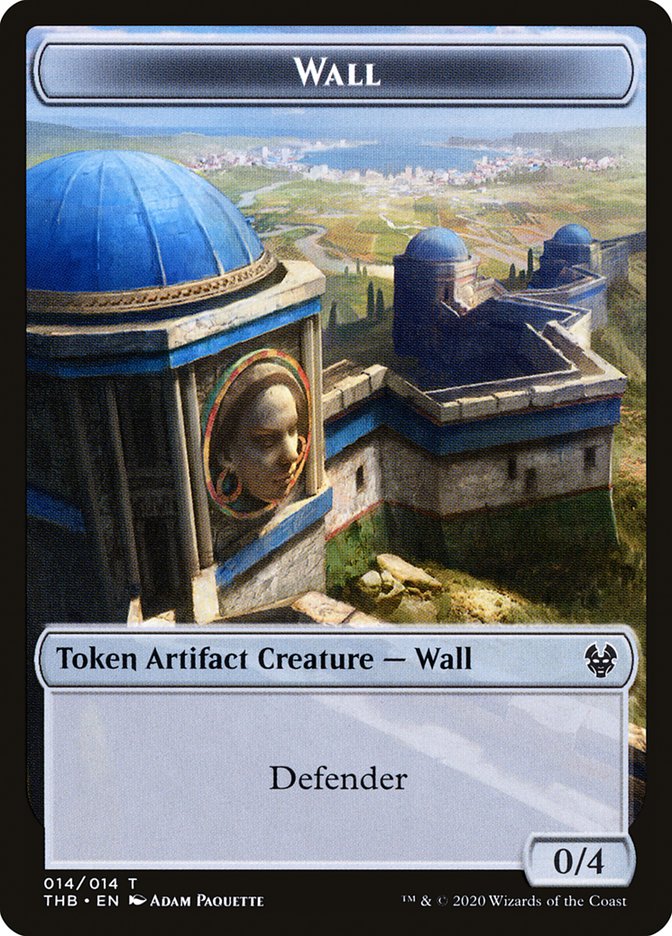 Satyr // Wall Double-Sided Token [Theros Beyond Death Tokens] | L.A. Mood Comics and Games