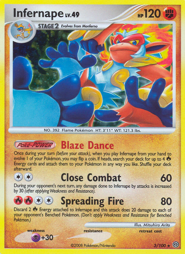 Infernape (3/100) [Diamond & Pearl: Stormfront] | L.A. Mood Comics and Games