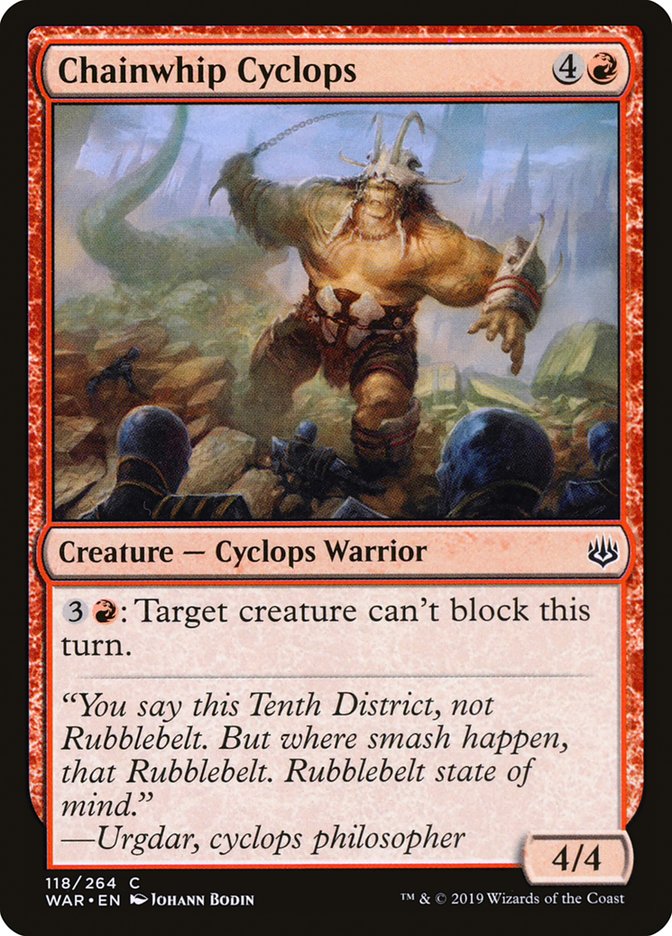 Chainwhip Cyclops [War of the Spark] | L.A. Mood Comics and Games