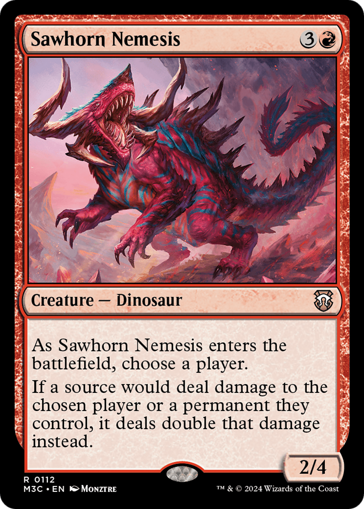 Sawhorn Nemesis [Modern Horizons 3 Commander] | L.A. Mood Comics and Games