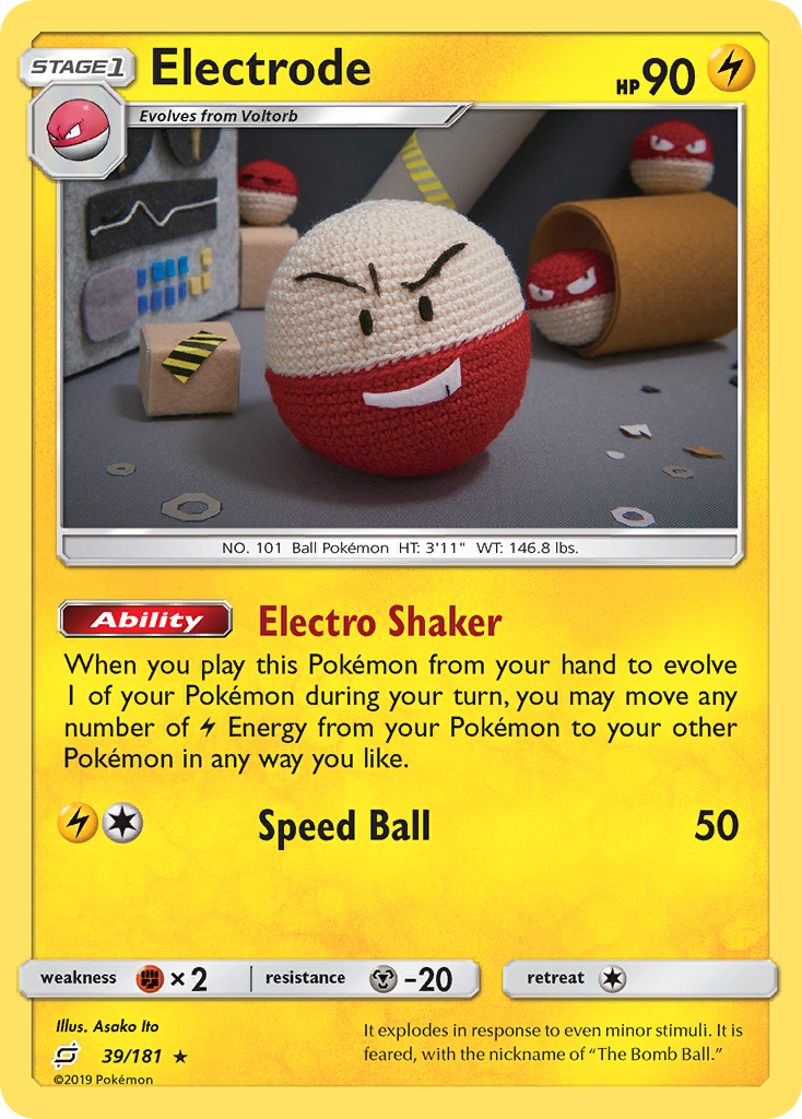 Electrode (39/181) [Sun & Moon: Team Up] | L.A. Mood Comics and Games